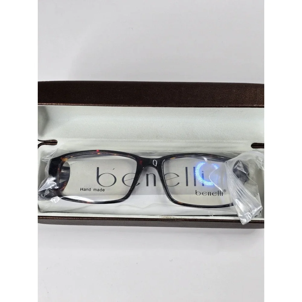 Men's Benelli Eyewear Glasses B503 TORTOISE‎ 53-17-140 New Case